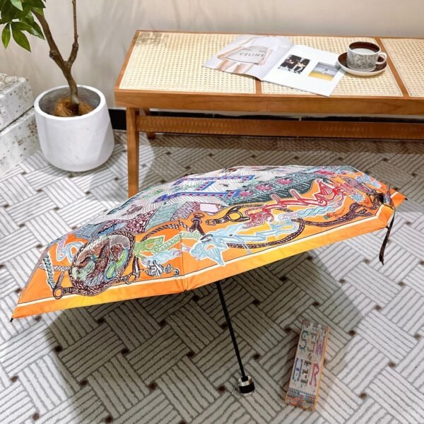 HERMES New Handheld Sunny Umbrella