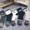Dior sock unisex counter latest design edition pure cotton quality box of 5 pairs of socks
