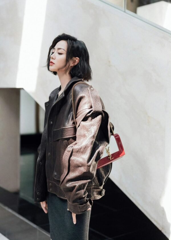 Limited edition Red YSL original 20×13.5x6cm