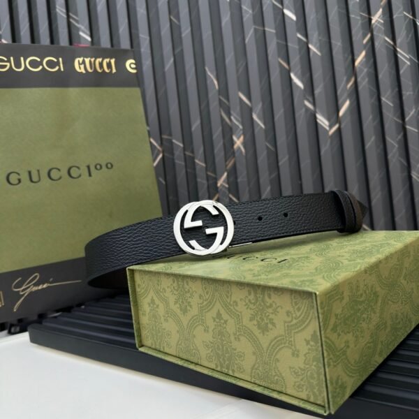 Gucci counter synchronous double-sided original belt Width 3.7cm
