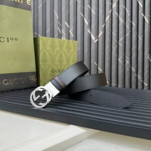 Gucci counter synchronous double-sided original belt Width 3.7cm