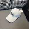 Dior 1:1 original single black white classic cowhide rimmed baseball cap