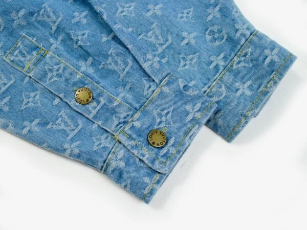 Louis Vuitton vintage printed denim shirt, unisex jacket