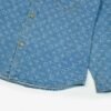 Louis Vuitton vintage printed denim shirt, unisex jacket