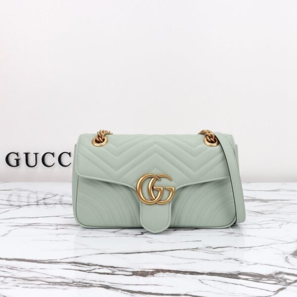GUCCI counter quality bag original leather high-end version 1:1 26x15x7cm