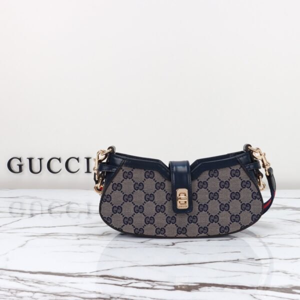 GUCCI counter quality bag original leather  high version 4x12x5cm