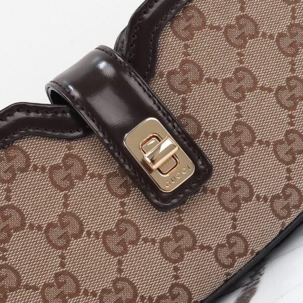 GUCCI counter quality bag original leather  high version 4x12x5cm