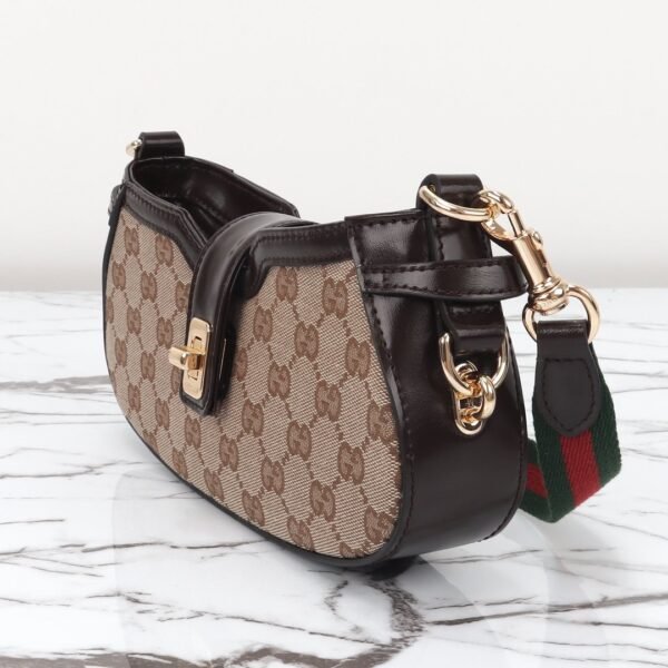 GUCCI counter quality bag original leather  high version 4x12x5cm