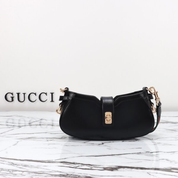 GUCCI counter quality bag original leather  high version 4x12x5cm