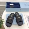 PRADA raffia slippers