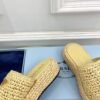 PRADA raffia slippers