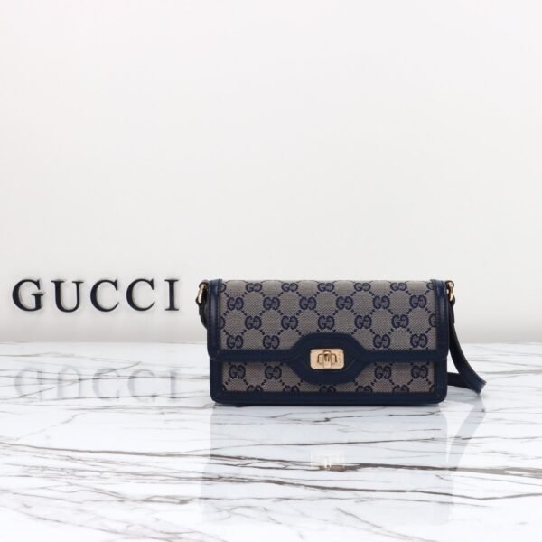 GUCCI counter quality bag original leather premium version 20x10x4cm