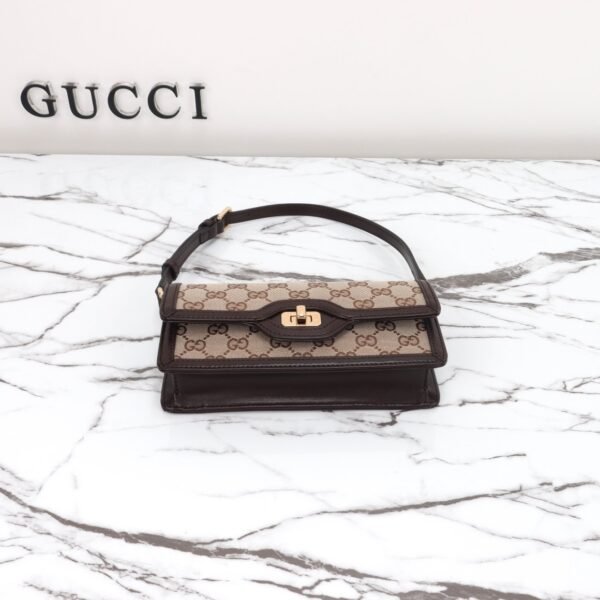 GUCCI counter quality bag original leather premium version 20x10x4cm