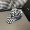 Dior 1:1 original single spliced cowhide brim baseball cap