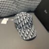 Dior 1:1 original single spliced cowhide brim baseball cap