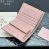miumiu Pocket small wallet cowhide material