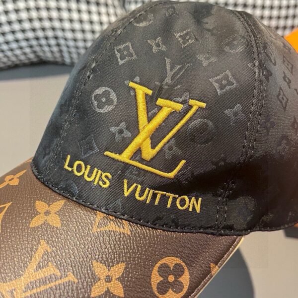 Louis Vuitton 1:1 original single spliced cowhide sealing baseball cap