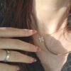 Louis Vuitton floral diamond four-leaf clover necklace