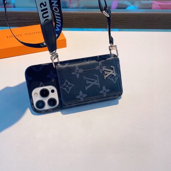 LV phone case triple folding/card bag/coin wallet