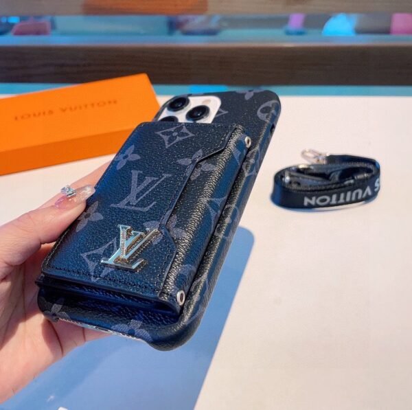 LV phone case triple folding/card bag/coin wallet