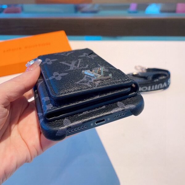 LV phone case triple folding/card bag/coin wallet