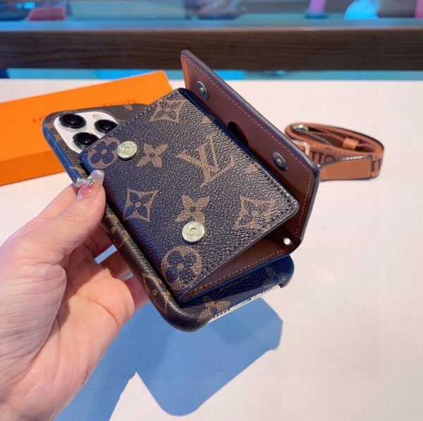 LV phone case triple folding/card bag/coin wallet