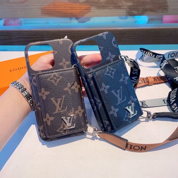 LV phone case triple folding/card bag/coin wallet