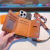 LV phone case triple folding/card bag/coin wallet