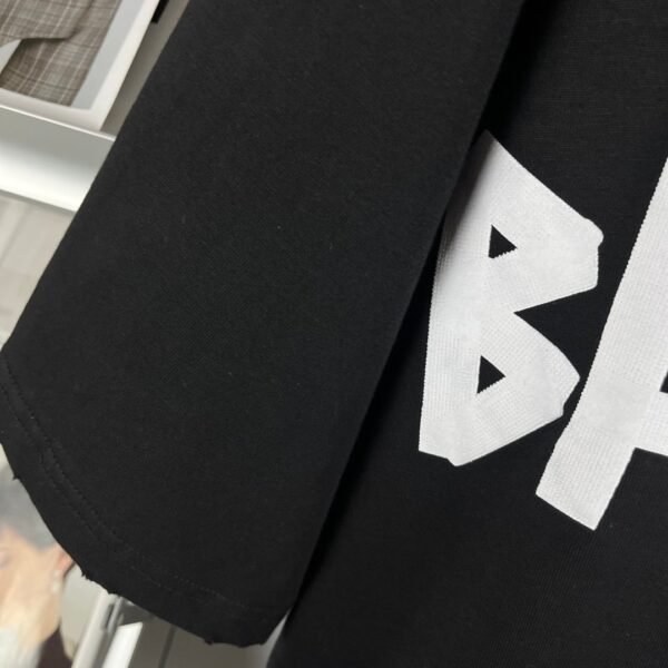 BALENCIAGA Masking Tape Short Sleeve T-shirt High Weight 300g Fabric