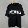 BALENCIAGA Masking Tape Short Sleeve T-shirt High Weight 300g Fabric