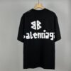 BALENCIAGA Masking Tape Short Sleeve T-shirt High Weight 300g Fabric