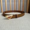 PRADA The latest belt in the counter high-end version width 2cm