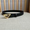 PRADA The latest belt in the counter high-end version width 2cm