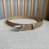 PRADA The latest belt in the counter high-end version width 2cm