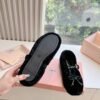 miumiu New loafers thickened encrypted wool advanced version