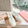 miumiu New loafers thickened encrypted wool advanced version