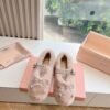 miumiu New loafers thickened encrypted wool advanced version