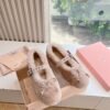 miumiu New loafers thickened encrypted wool advanced version