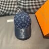 Louis Vuitton 1:1 original single denim cowhide embossed baseball cap