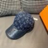 Louis Vuitton 1:1 original single denim cowhide embossed baseball cap