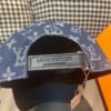 Louis Vuitton 1:1 original single denim cowhide embossed baseball cap
