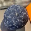 Louis Vuitton 1:1 original single denim cowhide embossed baseball cap