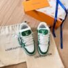 Louis Vuitton Global debut of Lv 24SS – runway style denim chubby trainer limited edition