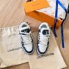 Louis Vuitton Global debut of Lv 24SS – runway style denim chubby trainer limited edition