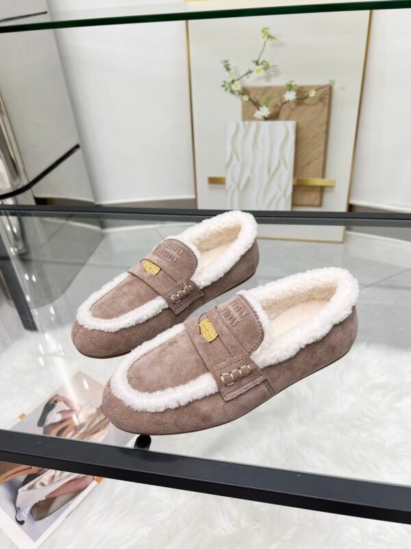 miumiu Autumn/Winter Pure Wool Loafers