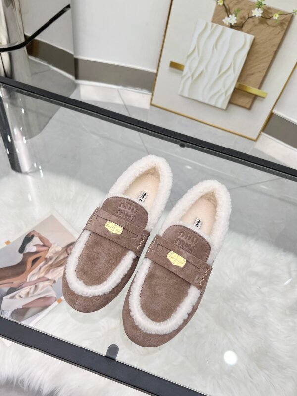miumiu Autumn/Winter Pure Wool Loafers