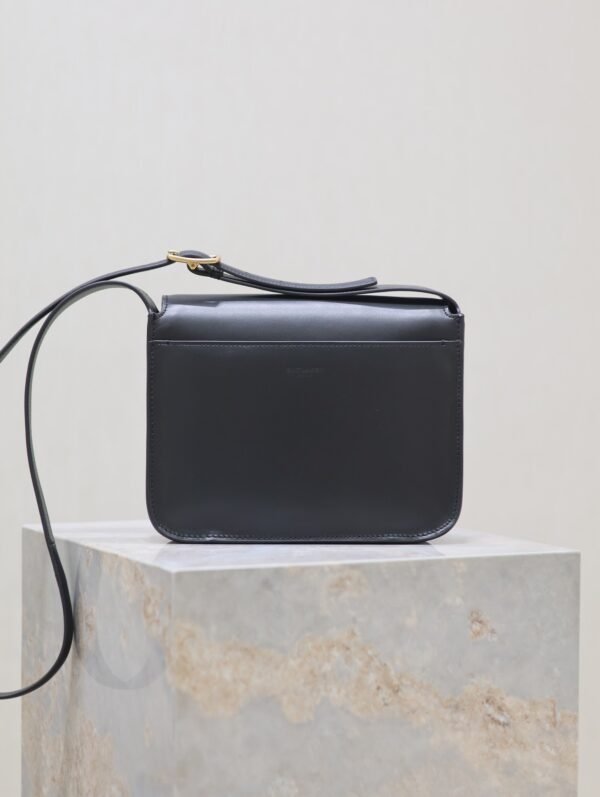 YSL new messenger bag genuine leather material high-end shoulder bag 1:1 size 22×16.5×12cm
