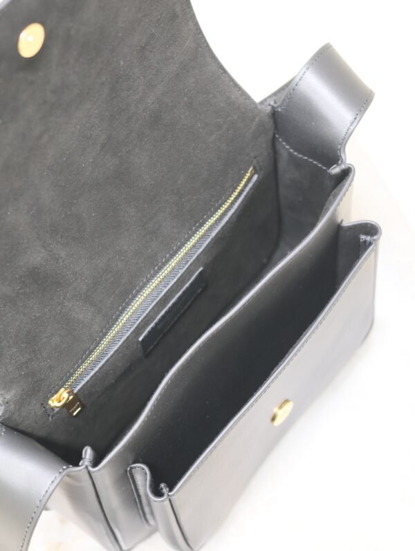 YSL new messenger bag genuine leather material high-end shoulder bag 1:1 size 22×16.5×12cm