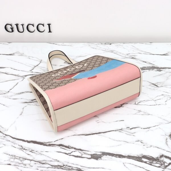 GUCCI puppy print handbag, premium version. Dimensions: 28.5 x 25 x 11 cm