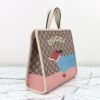 GUCCI puppy print handbag, premium version. Dimensions: 28.5 x 25 x 11 cm